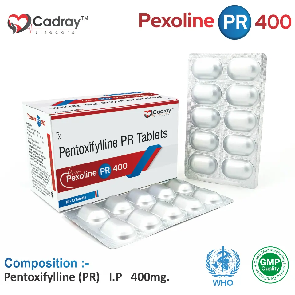 Pentoxifylline 400mg tablet best price for pharma franchise